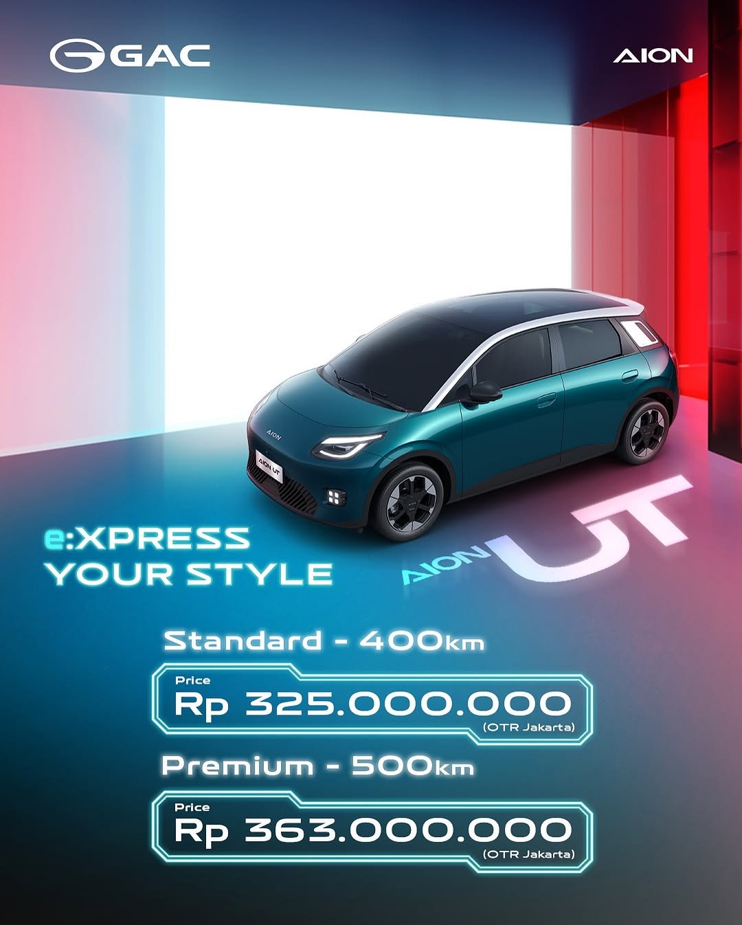 The wait is over___AION UT officially announces its price_ bringing you stylish design_ advanced features_ and smart technology that are truly worth it.__Re(